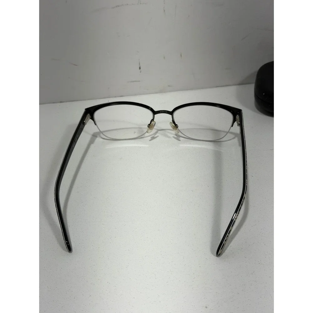 Kate Spade Shayla 0W33 Black Semi-Rimless‎ Cat Eye Eyeglasses Frames 51-17-135